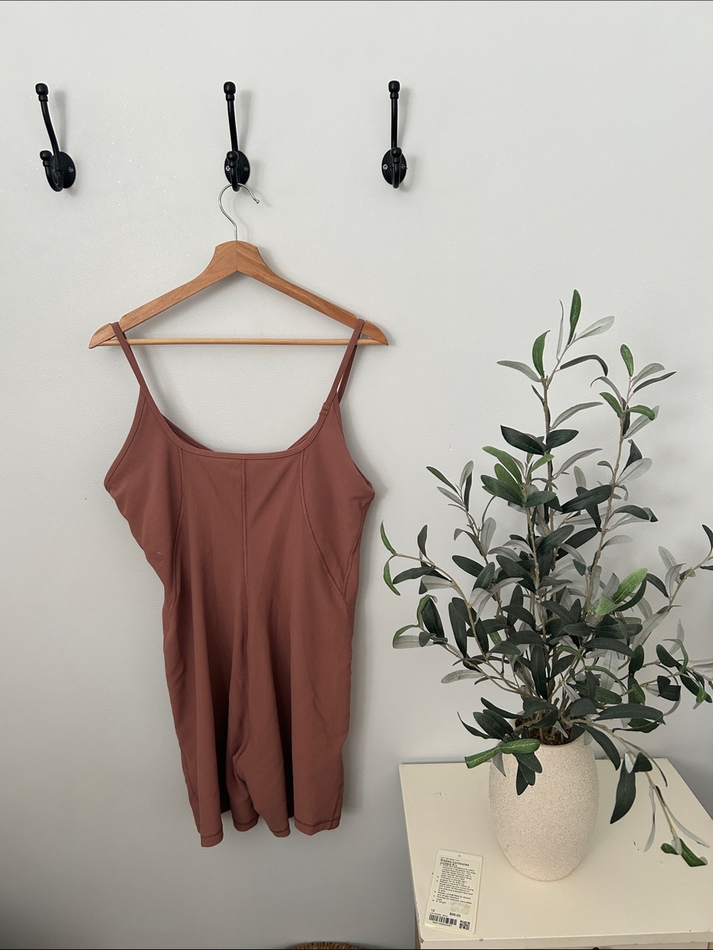 Lululemon Ribbed Contoured Unitard 6" Spiced Chai View 3